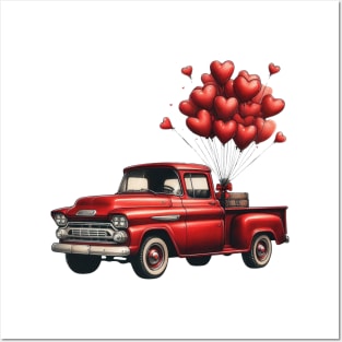 Valentine Truck Posters and Art